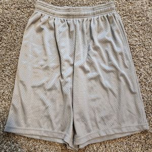 BCG Mesh Basketball Shorts Gray Men's Large.
